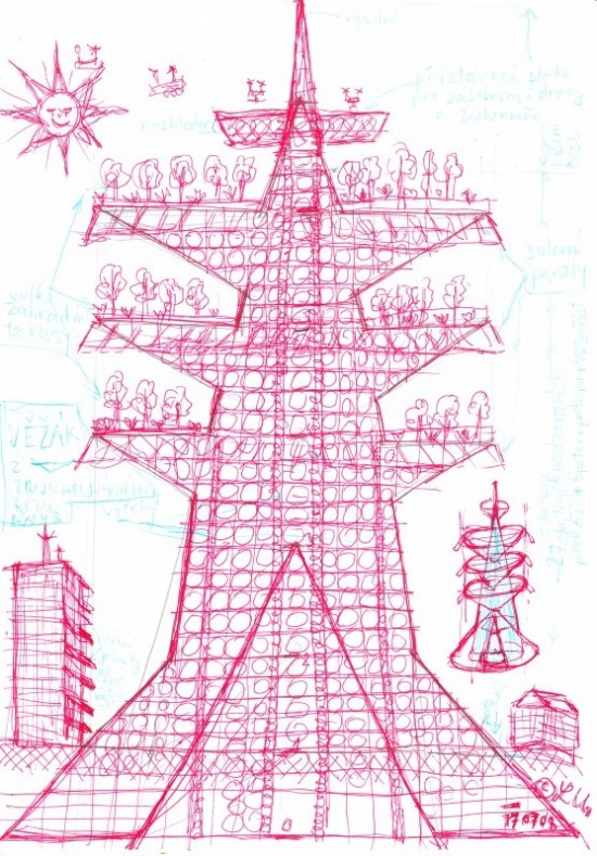věžák troúhelníkovitý