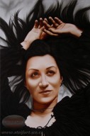 Portrét ženy v černém