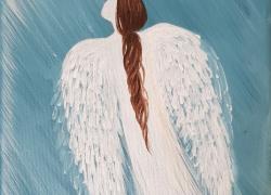 Anděl olej na plátně…