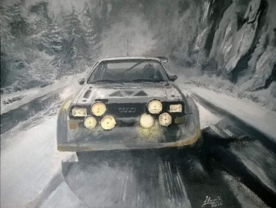 Audi Quattro S1 rally Monte Carlo