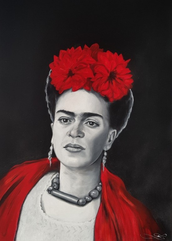 Frida Kahlò Olej na plátně 70x50cm