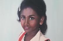Tamilská holčička - Srí Lanka