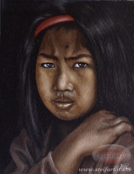 Nepálská dívka